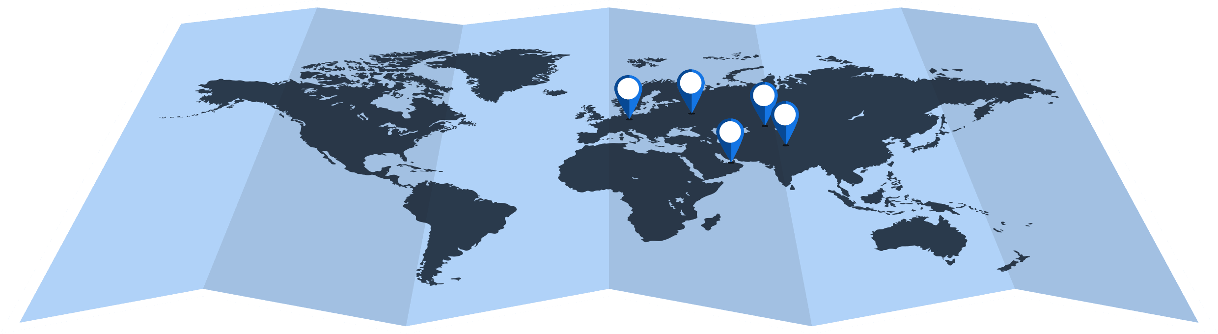 Global offices map